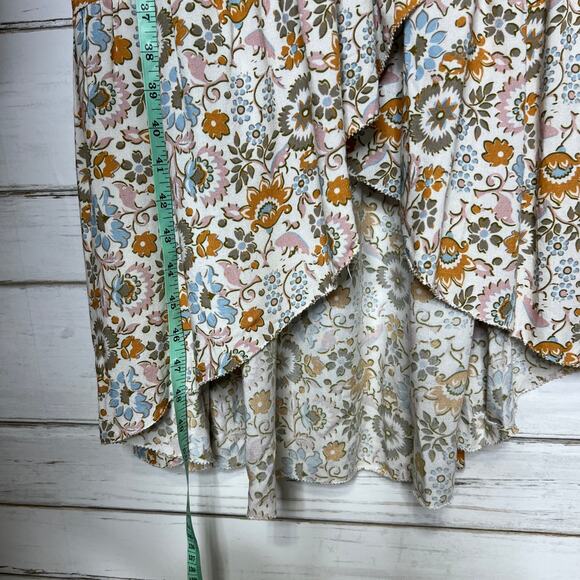 Faherty Carmen Floral Midi Wrap Dress Size Large - Picture 6 of 12